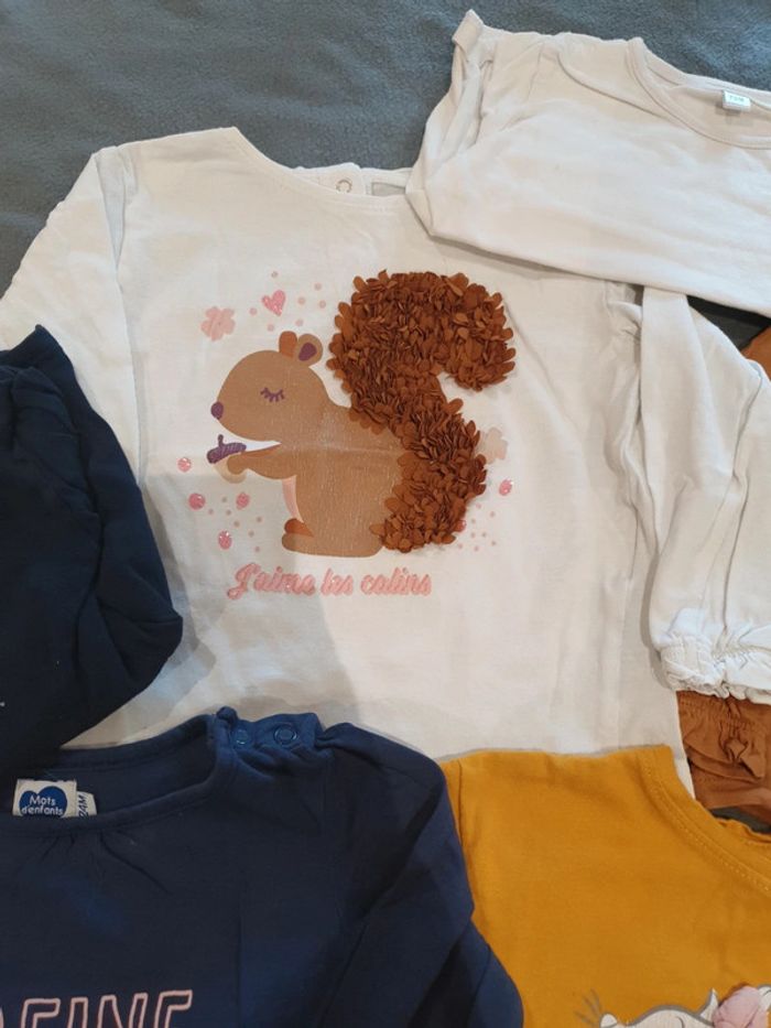 Lot de 8 tee-shirt manches longues - photo numéro 3