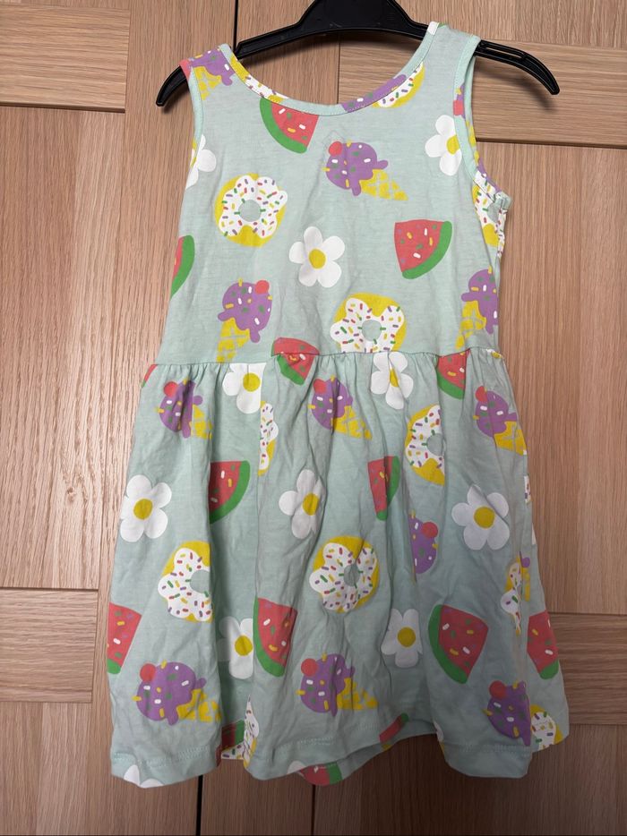 Robe verte glaces/donuts TEX t.3-4ans - photo numéro 4