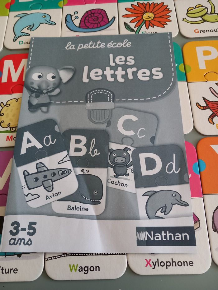Jeu de lettres la petite école Nathan 3-5ans - photo numéro 3