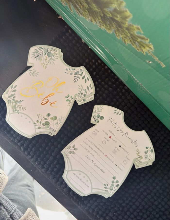 Set babyshower gender reveal - photo numéro 4