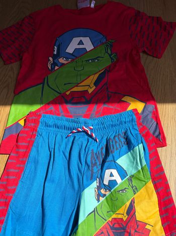 Ensemble pyjama short garçon taille 116