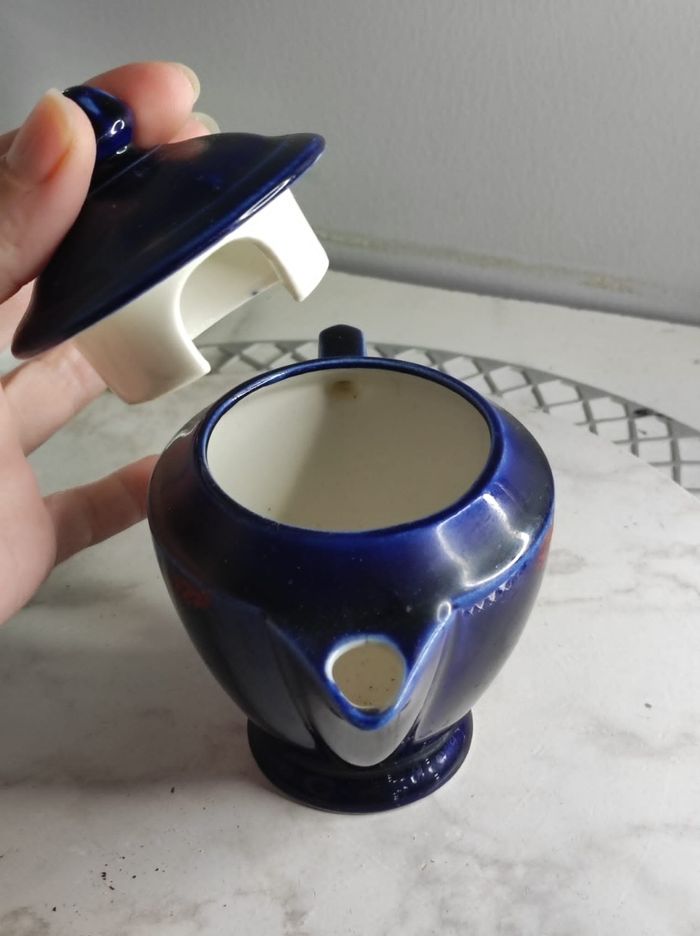 Petite théière bleu - photo numéro 2