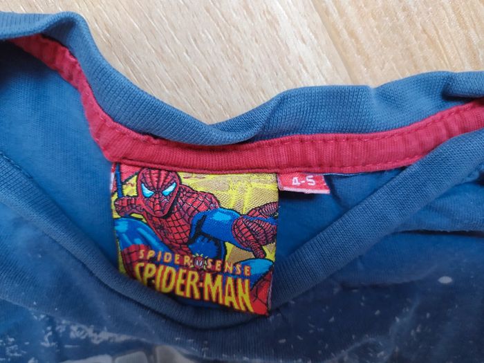 T-shirt spiderman 4 ans bleu - photo numéro 4