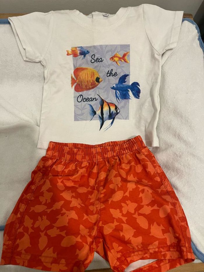 Tee shirt + short