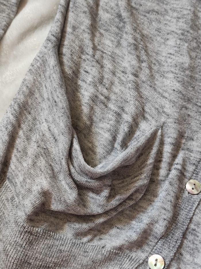 Cardigan gris zara taille S - photo numéro 5