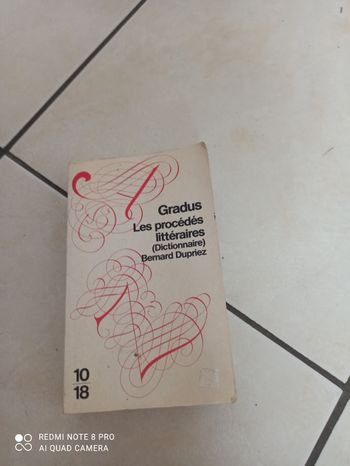 Dictionnaire des procédés littéraires