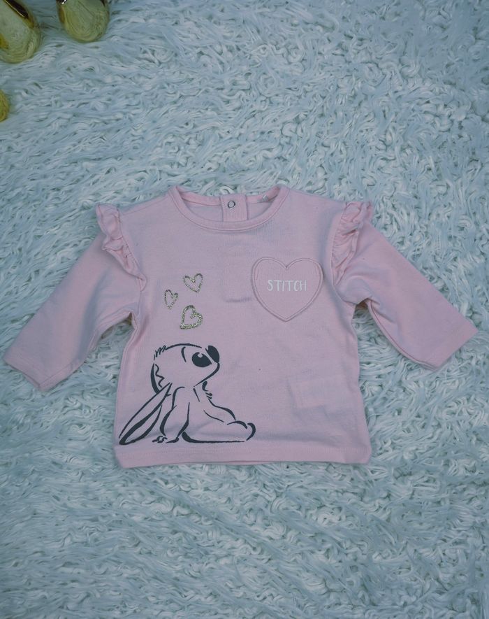 Ensemble veste intérieur polaire pantalon et T-shirt rose Fille taille 3 mois 🦄 - photo numéro 6