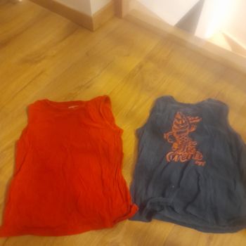 Lot de 2 débardeurs garçon 8 ans