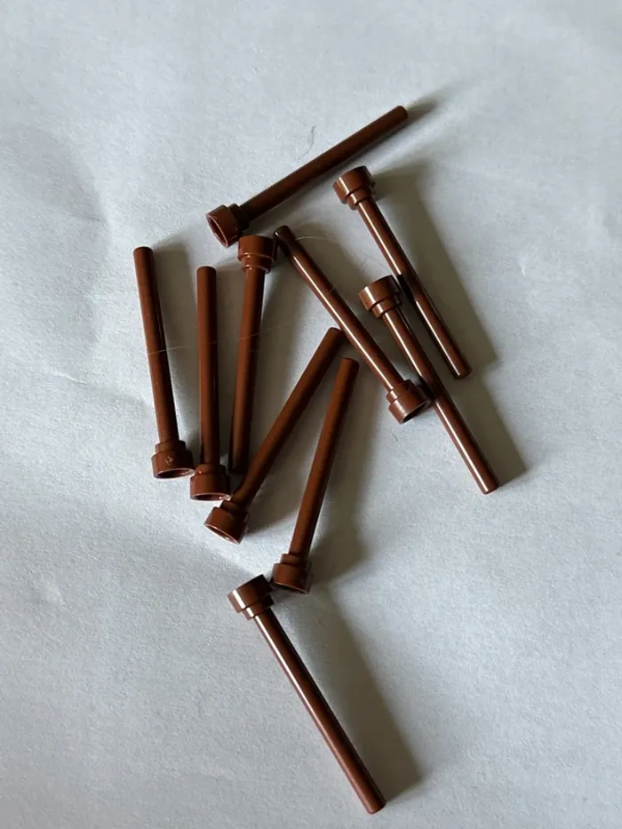 10 pièces lego, Antenna 4H - Round Top réf 3957 - photo numéro 2