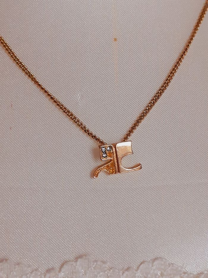 Colier plaqué or vintage