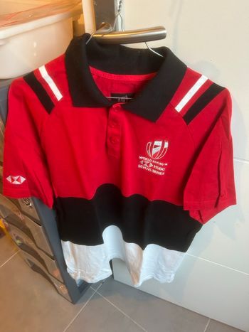 Polo World rugby Sevens séries taille M/L TBE 