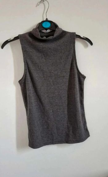 Top gris Mango