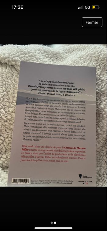 Le romain de Marceau miller