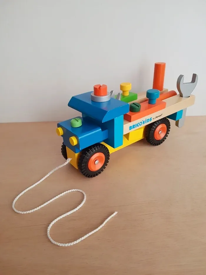 Janod Camion Brico'kids outils en bois bricolage - photo numéro 3