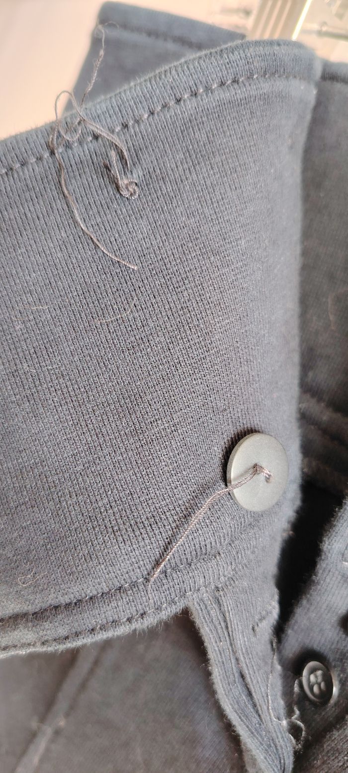 Jupe noire taille haute à boutons – Bershka – Taille M - photo numéro 2