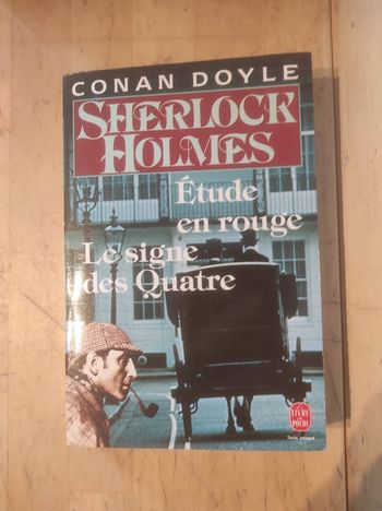 Etude en rouge - Le signe des Quatre Sherlock Holmes Conan Doyle Livre de Poche 1990
