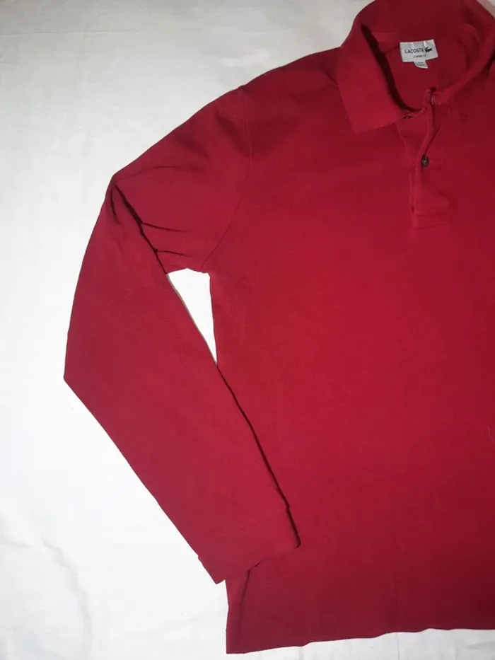 Polo t short à manches longues lacoste - photo numéro 7