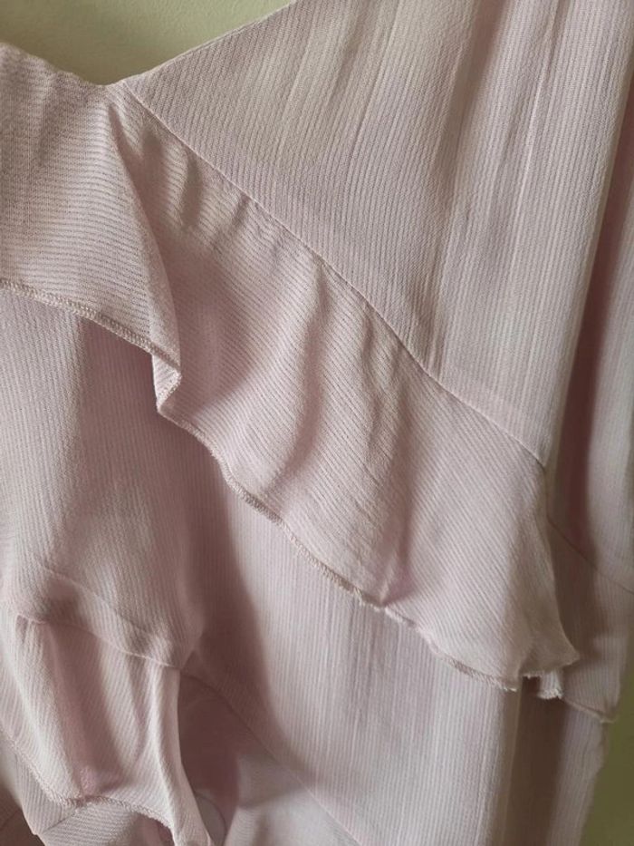 Top Mango rose taille M - photo numéro 4