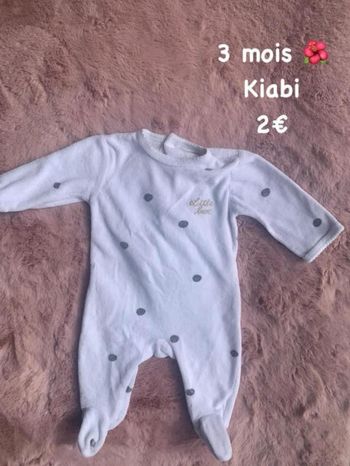 Pyjama 🌺 3 mois 🌺 Kiabi