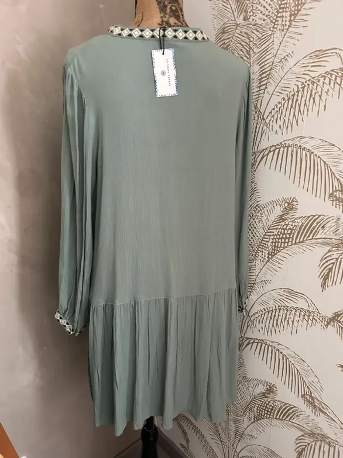 Robe sauge poudrée - photo numéro 5