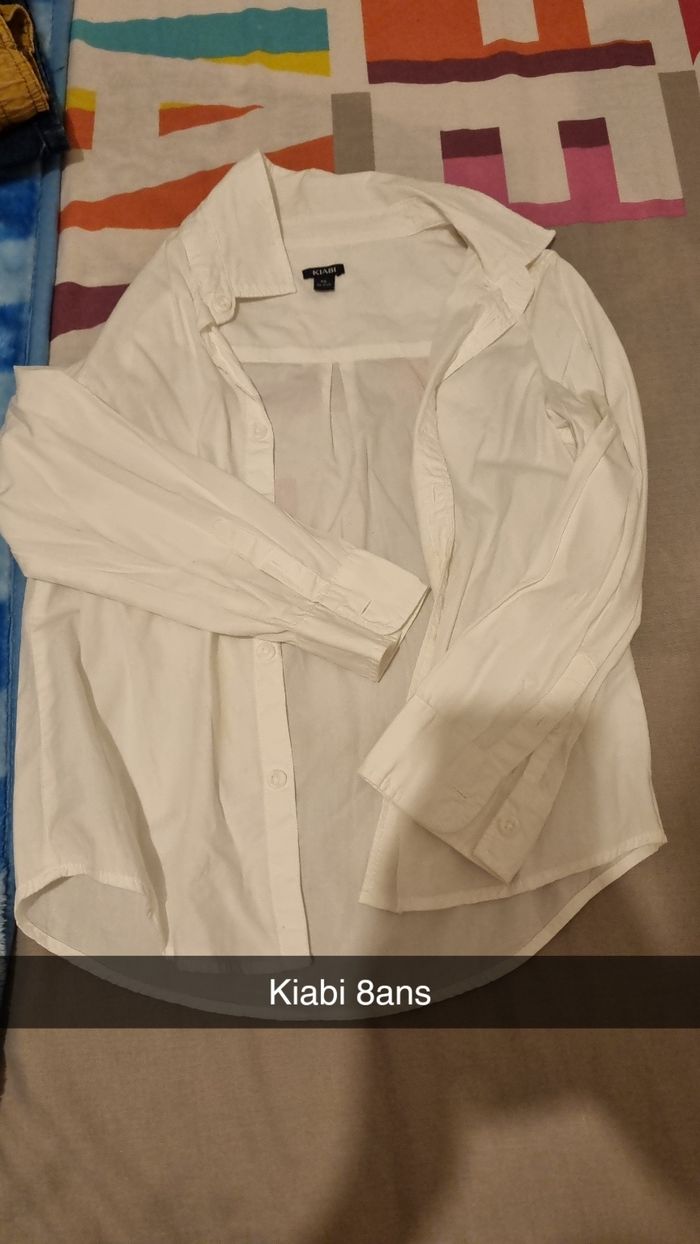 Chemise manches longues