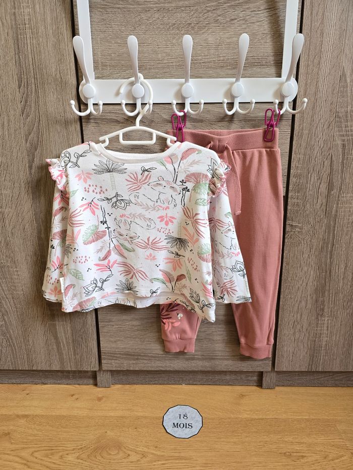 Vêtement Bébé Fille -  Lot de 2 Pyjamas - Petit Béguin - 18 mois 86 cm - photo numéro 6
