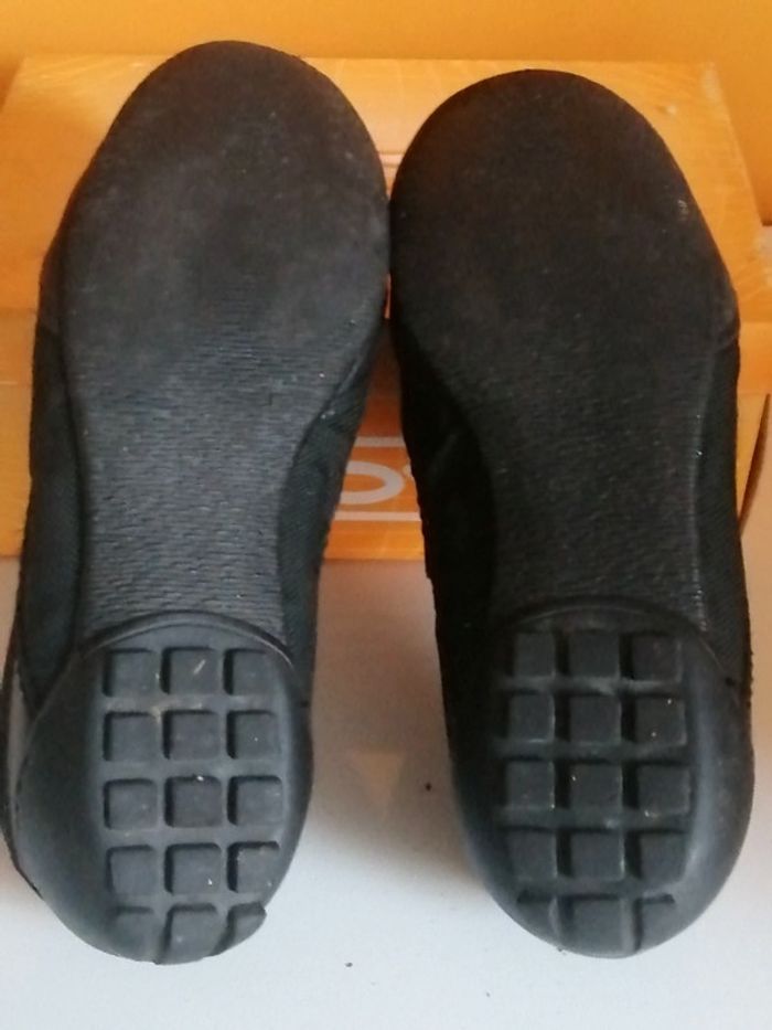 🌸Sneakers noires cuir à scratch confort Pointure 37 🌸 - photo numéro 7