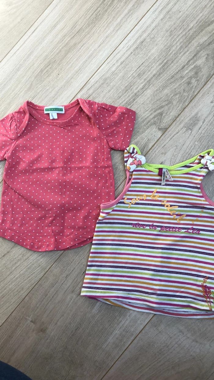 Lot 2 tee-shirts manches courtes