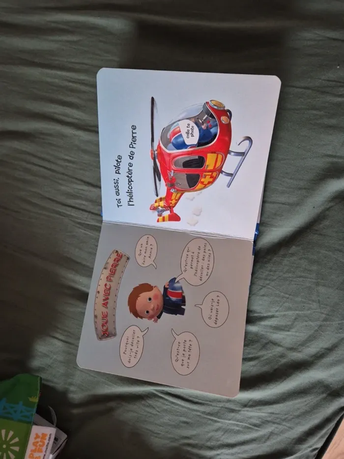 Livre ptit garçon l'hélicoptère de pierre - photo numéro 8