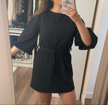 Robe noir Mango