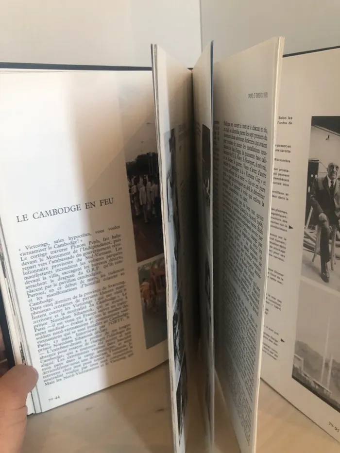 Livre mémorial de notre temps 1970 Hachette - photo numéro 2
