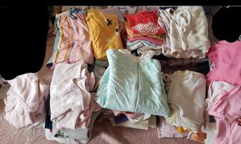 Lot revendeur (100 pièces) 0 à 18 mois fille