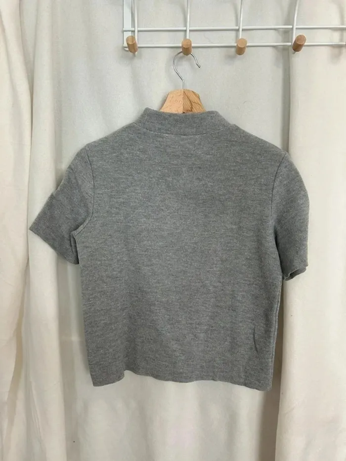 Haut gris Zara - photo numéro 3