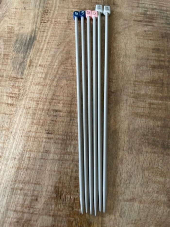 Aiguilles à tricoter métal