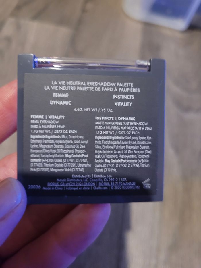 Palette de fards à paupiéres Chella🪸 - photo numéro 2