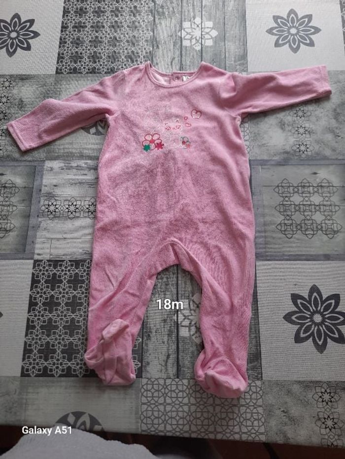 pyjama dors bien bébé 18 mois 81 cm