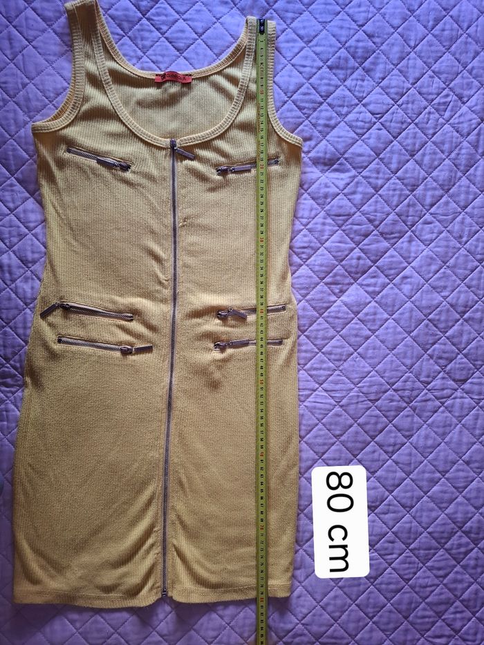 Robe d'été jaune - Taille 36 - photo numéro 7