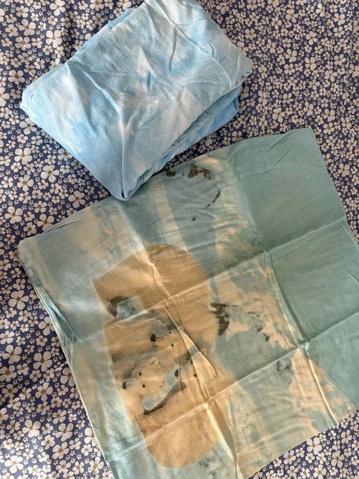 drap housse avec taie