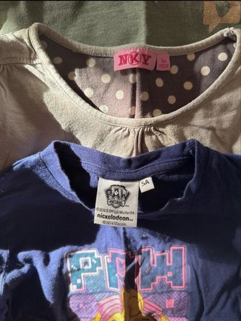 Lot t-shirt manches longues