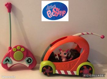 LPS 32860 Remote Control Car RC Speedy tails littlest pet shop voiture radiocommandée avance tourne route seule inclus figurine exclusive 2165 rat souris hasbro collection rare complet lot SOP77
