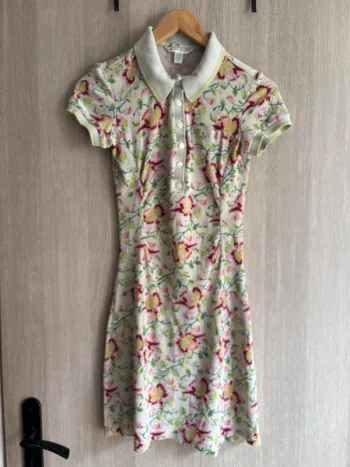 🌸 Robe polo florale Diane Von Fürstenberg – Taille S (36/38)