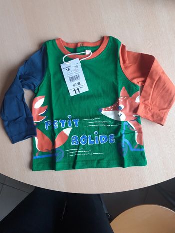 Tee-shirt 18 mois neuf