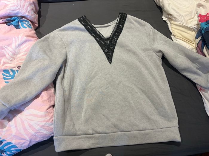 Sweat-shirt gris