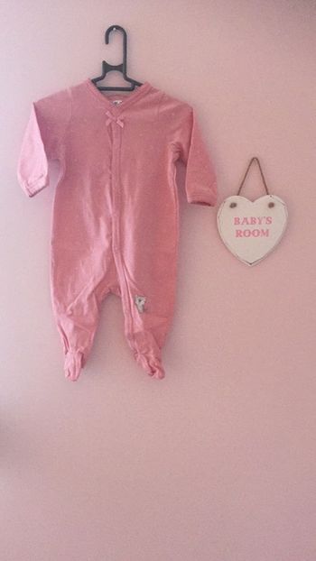 Pyjama H&M- 4 mois fille rosé + chat