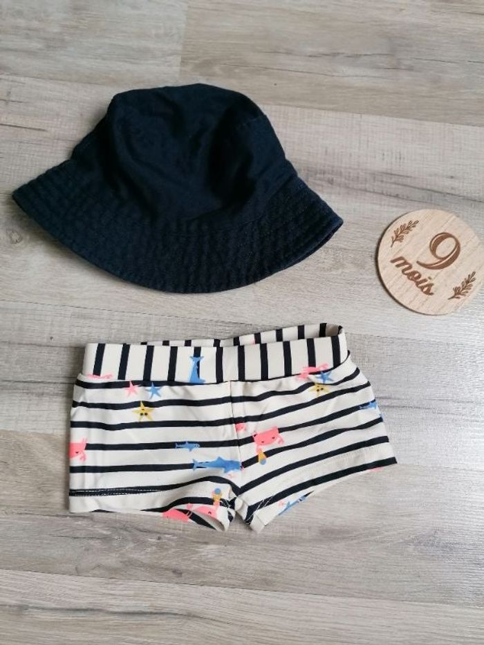 Short de bain 9 mois