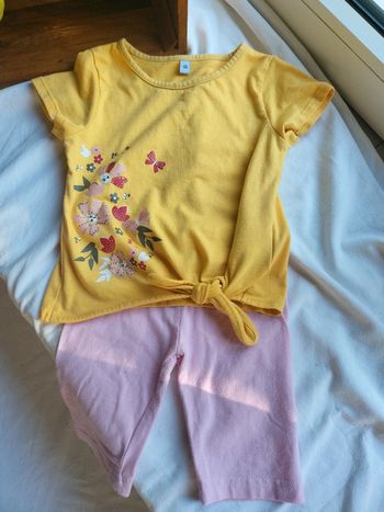 Ensemble estival strass décontracté 4 ans