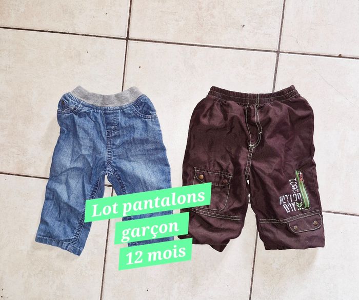 Pantalons garçon 12 mois