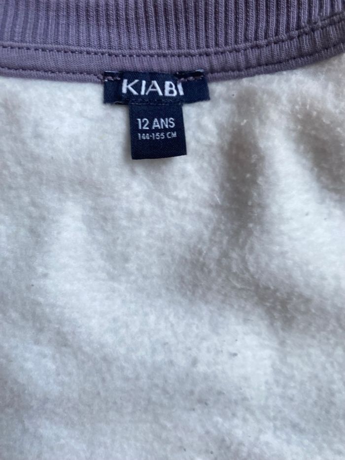 Pull sweat shirt molletonné 12 ans Kiabi - photo numéro 5