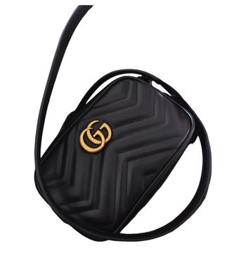 Sac bandoulière en cuir GG Marmont