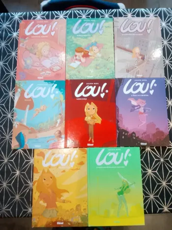 Livre enfant - Lot de 8 BD Lou